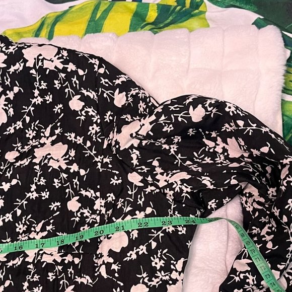 Coldwater Creek Sz 18 Black Ivory Button Down Suit Classic Business Jacket - Picture 7 of 11